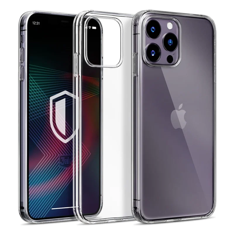 Etui 3mk Clear Case na iPhone 14 Pro Max - przezroczyste - obrazek 2