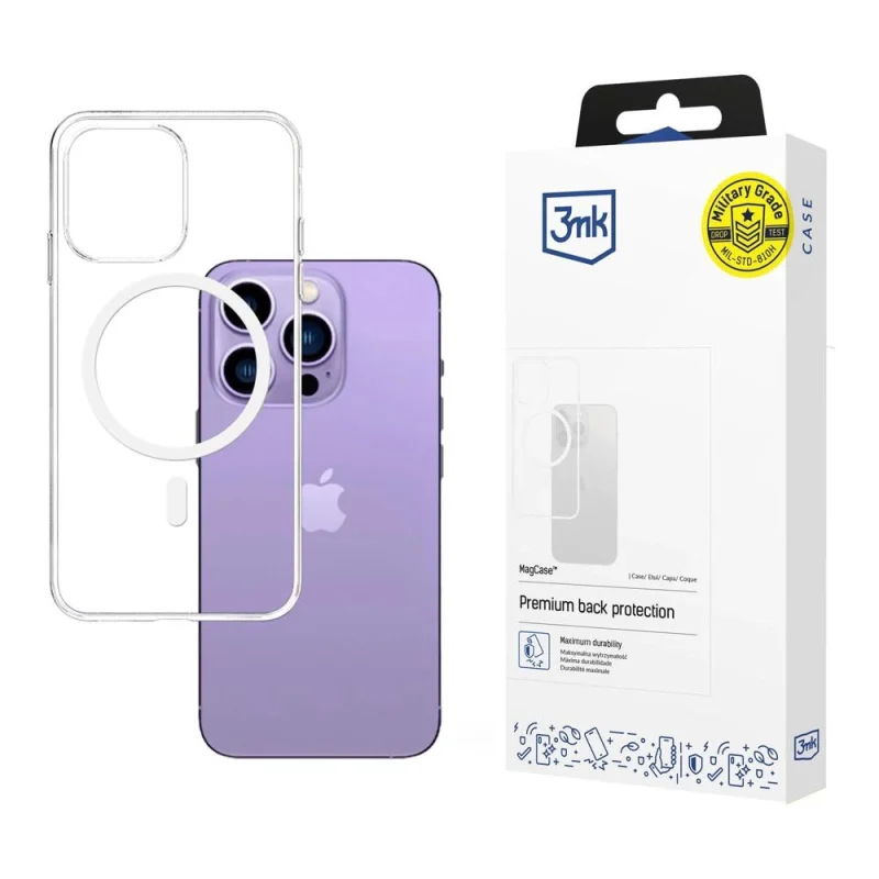 Etui 3mk Mag Case z MagSafe na iPhone 14 Pro Max - przezroczyste