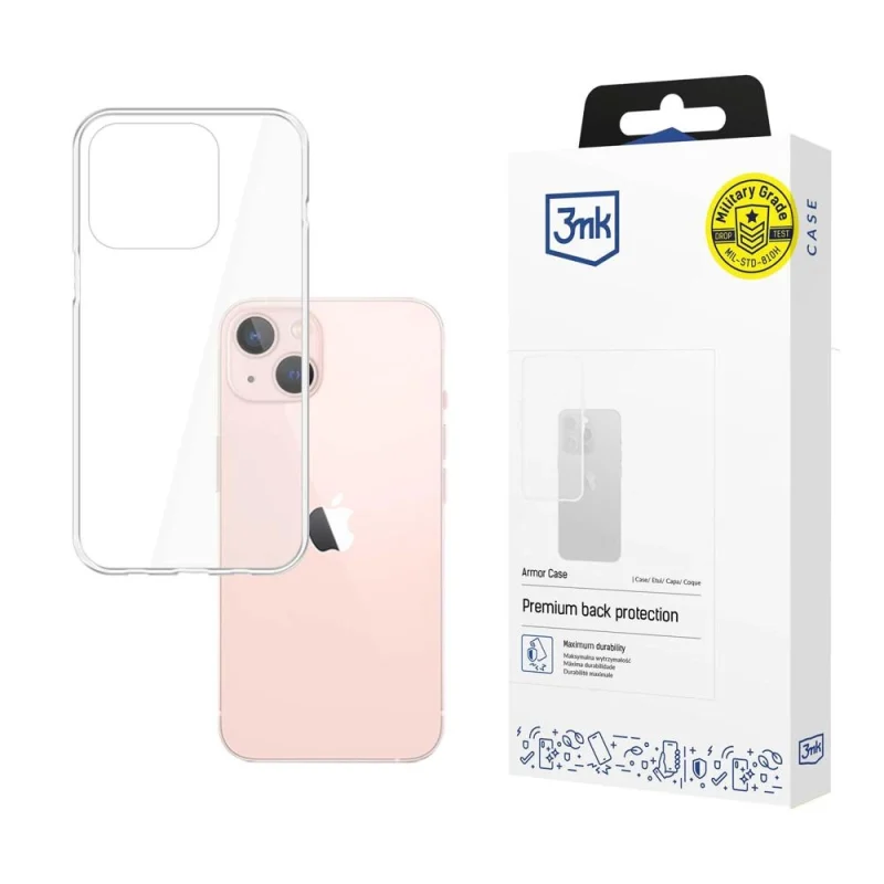 Etui 3mk Armor Case na iPhone 14 - przezroczyste