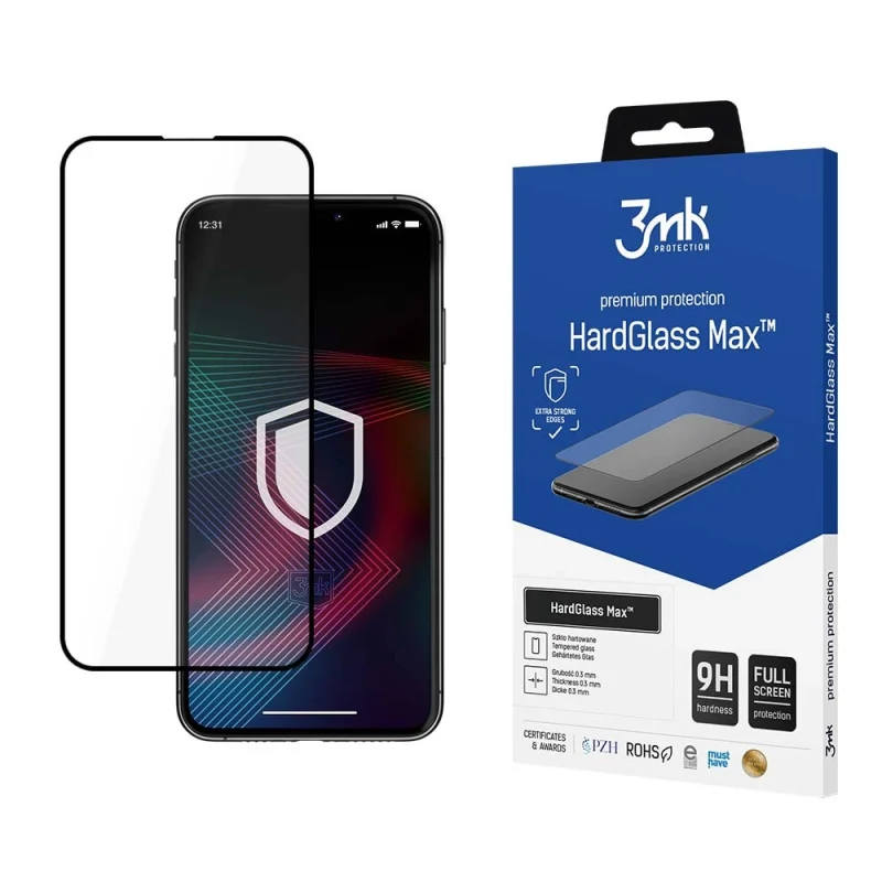 Szkło 9H 3mk HardGlass Max™ na iPhone 14