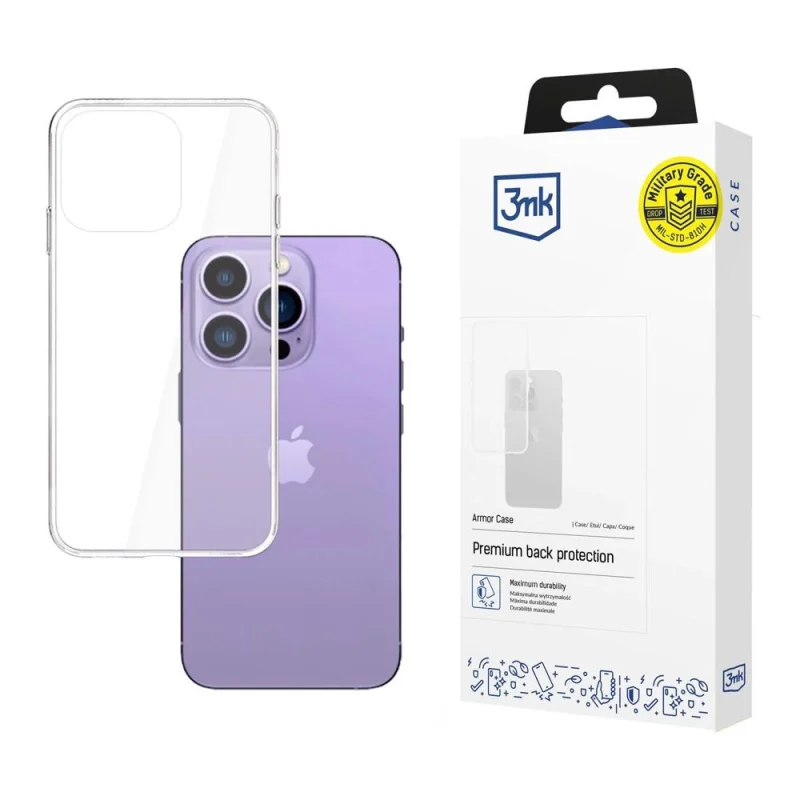 Etui 3mk Armor Case na iPhone 14 Pro Max - przezroczyste