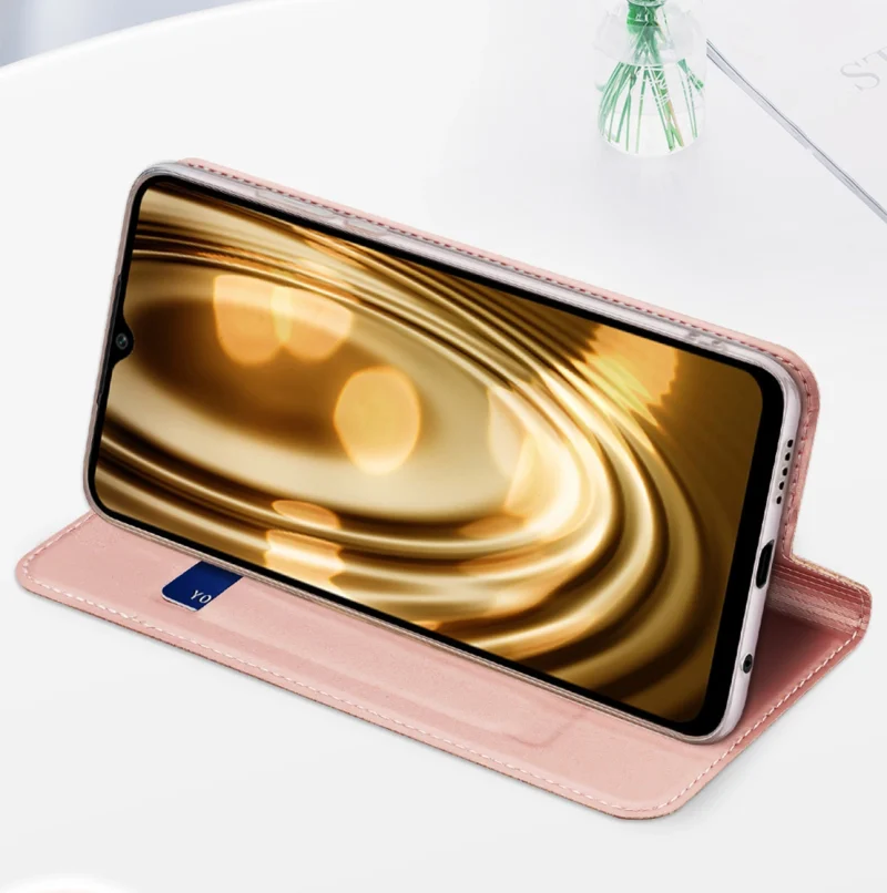 Dux Ducis Skin Pro etui Oppo Reno 8 pokrowiec z klapką portfel na kartę podstawka czarne - obrazek 16