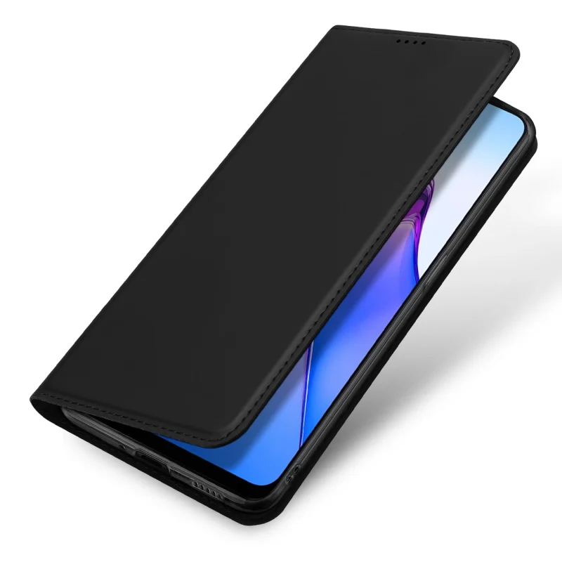 Dux Ducis Skin Pro etui Oppo Reno 8 Pro pokrowiec z klapką portfel na kartę podstawka czarne - obrazek 4