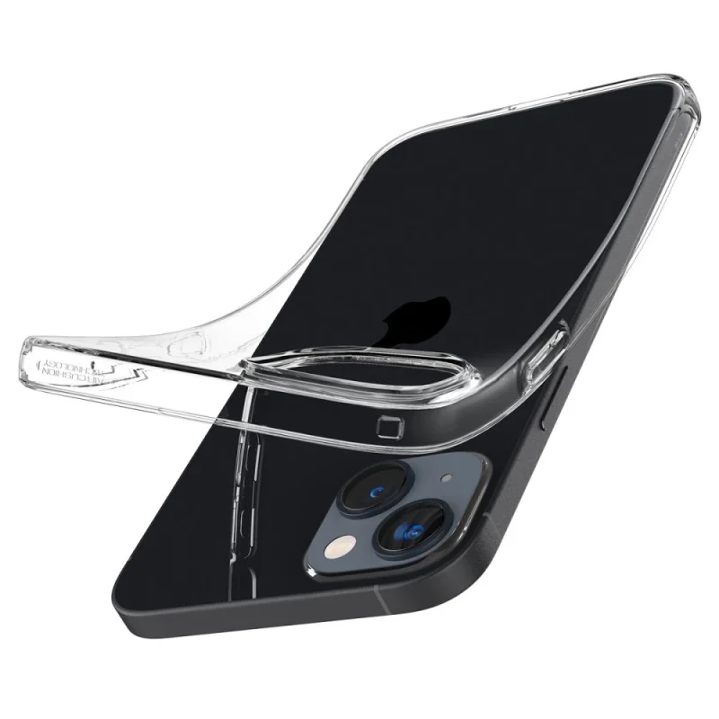 Etui Spigen Liquid Crystal na iPhone 14 - przezroczyste - obrazek 7