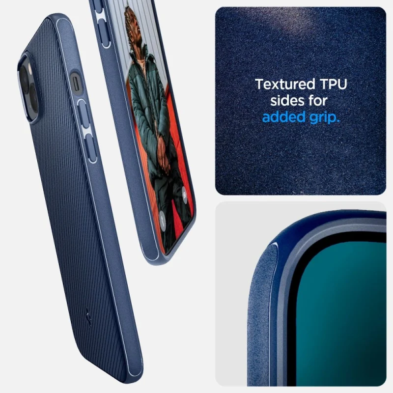 Etui Spigen Mag Armor na iPhone 14 Plus - niebieskie - obrazek 9