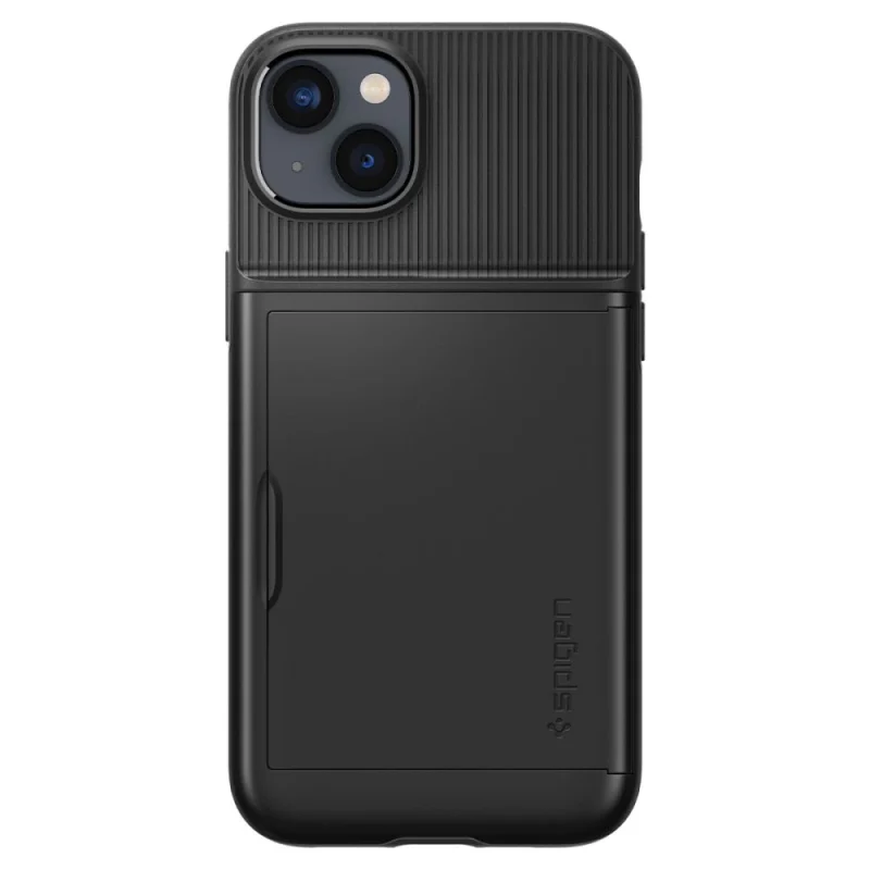 Etui Spigen Slim Armor CS na iPhone 14 Plus - czarne - obrazek 2