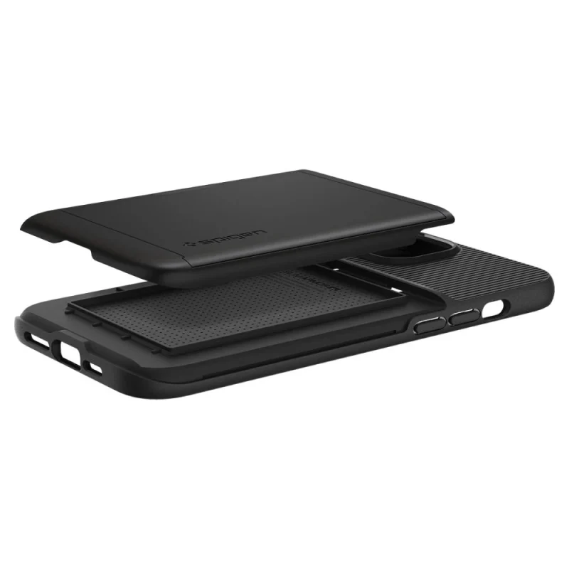 Etui Spigen Slim Armor CS na iPhone 14 Plus - czarne - obrazek 10