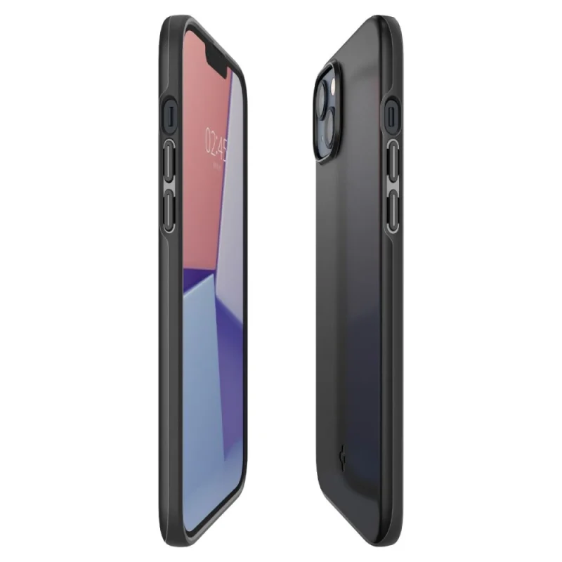 Etui Spigen Thin Fit na iPhone 14 Plus - czarne - obrazek 7