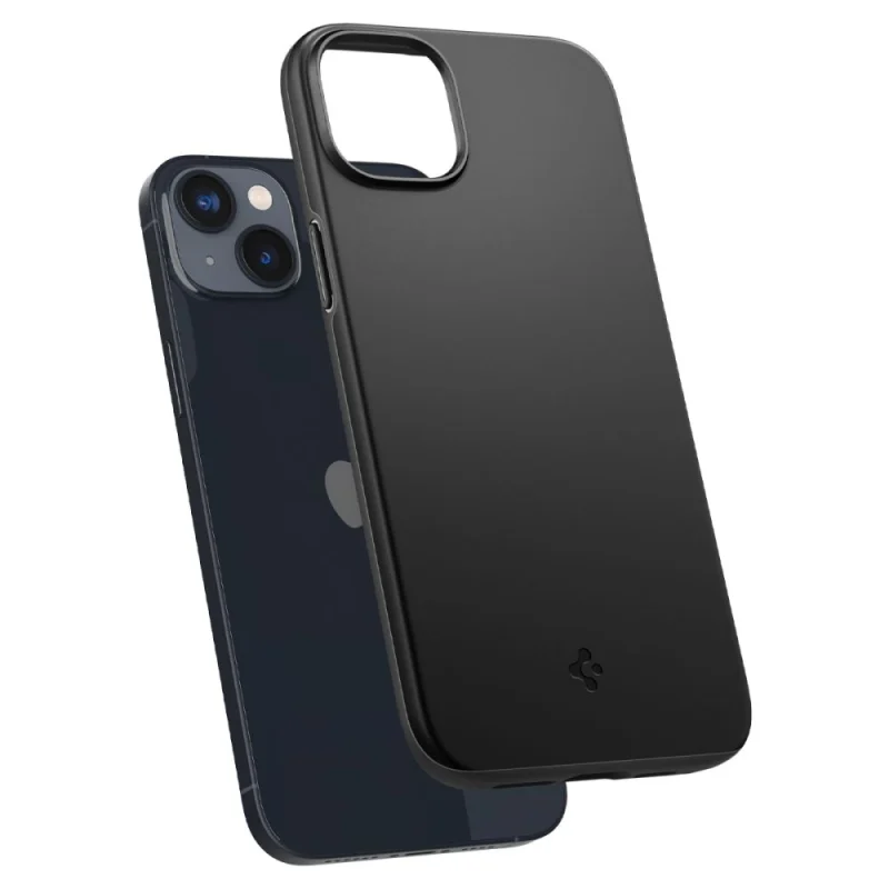 Etui Spigen Thin Fit na iPhone 14 Plus - czarne - obrazek 8