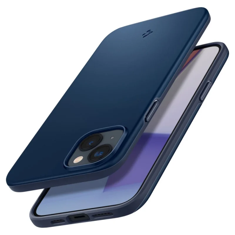 Etui Spigen Thin Fit na iPhone 14 Plus - niebieskie - obrazek 6