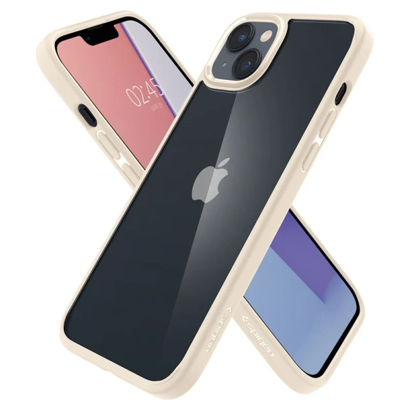 Etui Spigen Ultra Hybrid na iPhone 14 Plus - piaskowe - obrazek 14