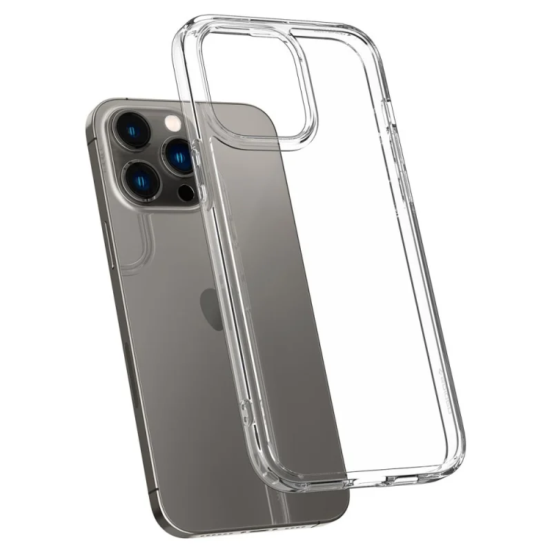 Etui Spigen Ultra Hybrid na iPhone 14 Pro - przezroczyste - obrazek 6