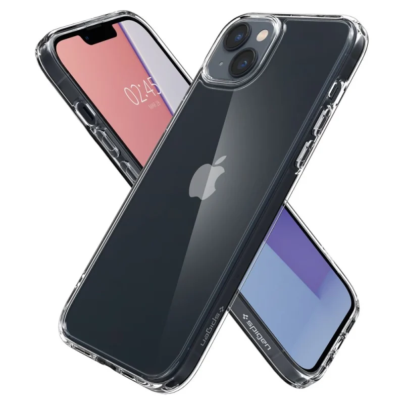 Etui Spigen Ultra Hybrid na iPhone 14 - przezroczyste - obrazek 14