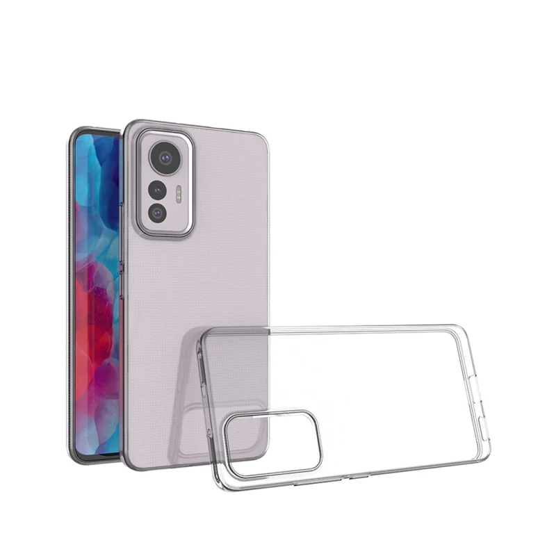 Ultra Clear 0.5mm etui Xiaomi 12 Lite cienki pokrowiec przezroczyste - obrazek 2