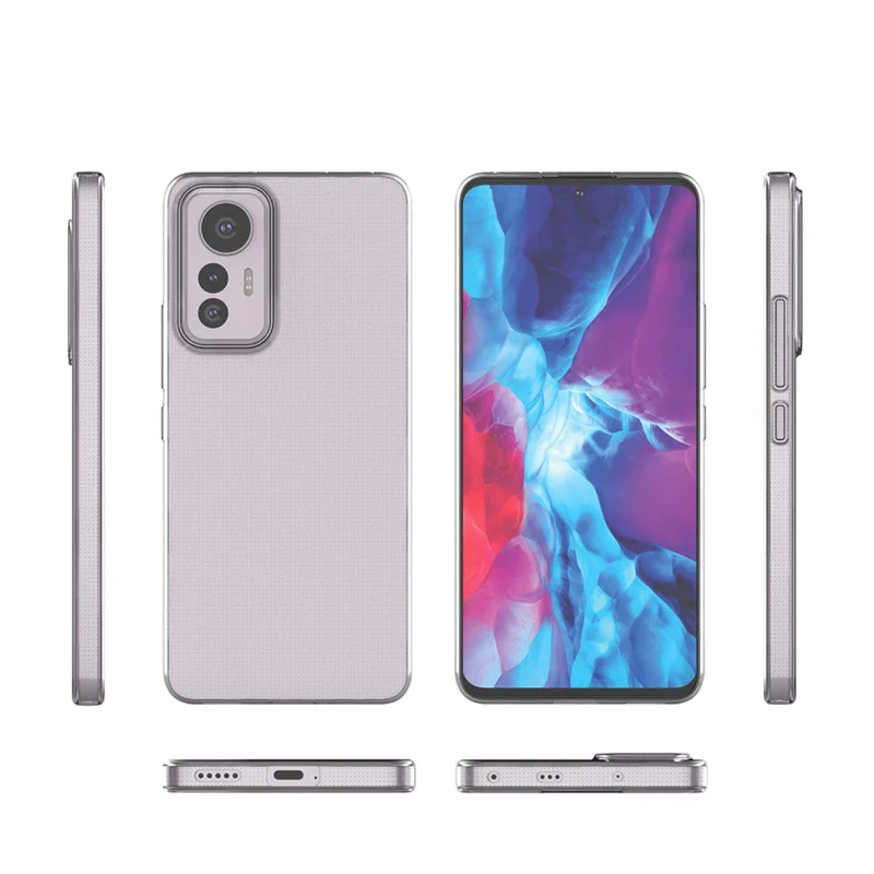 Ultra Clear 0.5mm etui Xiaomi 12 Lite cienki pokrowiec przezroczyste - obrazek 3