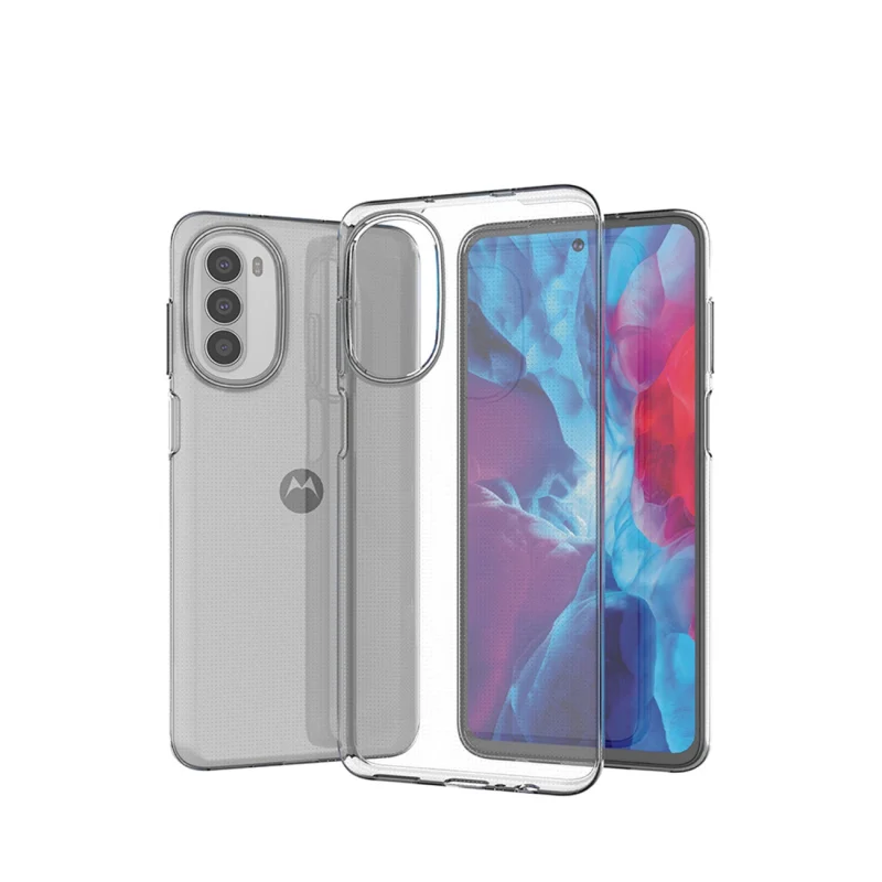 Ultra Clear 0.5mm etui Motorola Moto G82 5G / Moto G52 cienki pokrowiec przezroczyste - obrazek 4