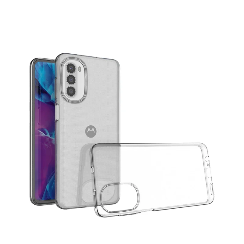 Ultra Clear 0.5mm etui Motorola Moto G82 5G / Moto G52 cienki pokrowiec przezroczyste - obrazek 2