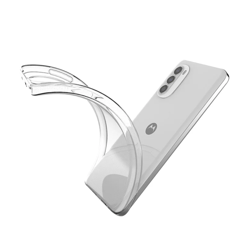 Ultra Clear 0.5mm etui Motorola Moto G82 5G / Moto G52 cienki pokrowiec przezroczyste - obrazek 8