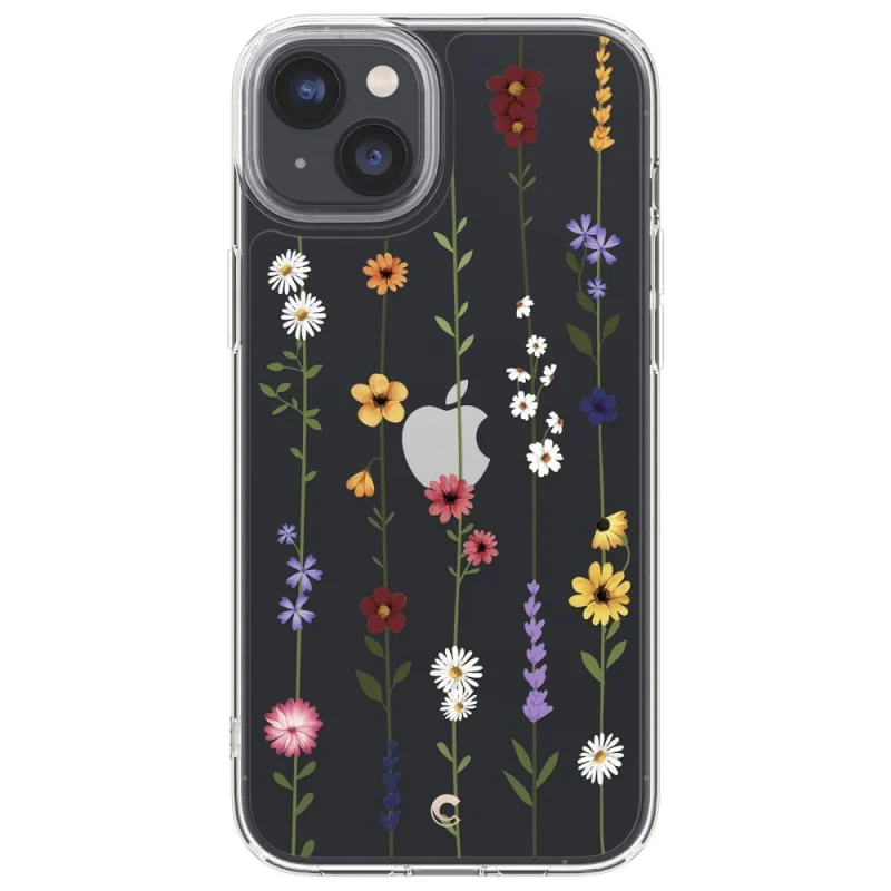 Etui Spigen Cyrill Cecile na iPhone 14 Plus - przezroczyste w kwiaty - obrazek 2