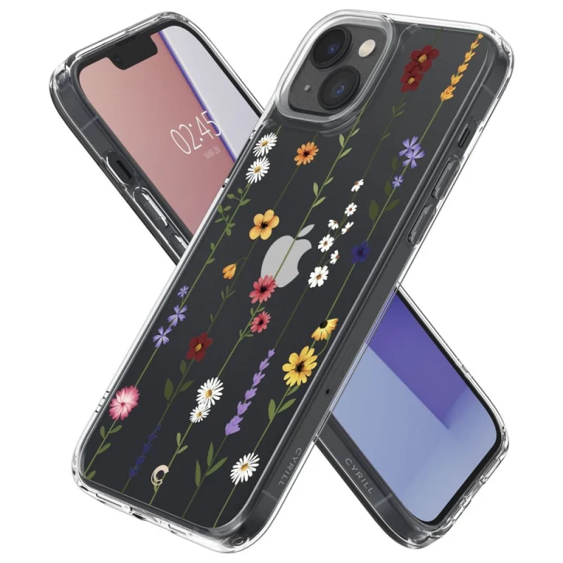 Etui Spigen Cyrill Cecile na iPhone 14 Plus - przezroczyste w kwiaty - obrazek 7