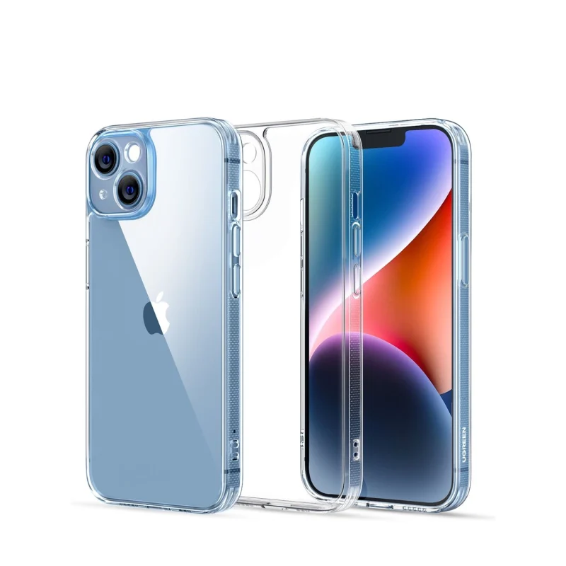 Ugreen etui z żelową ramką Classy Clear Enhanced Protective Case do iPhone 14 Plus przezroczyste (LP618) - obrazek 8