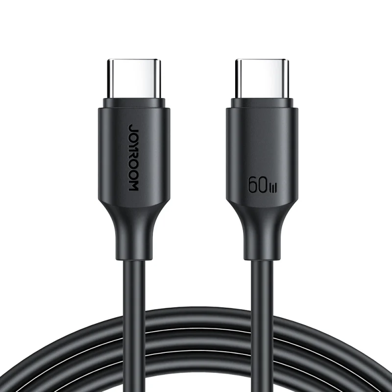 Kabel Joyroom Long-Lasting Series A9 USB-C / USB-C PD QC 60W 3A 1m - czarny - obrazek 2