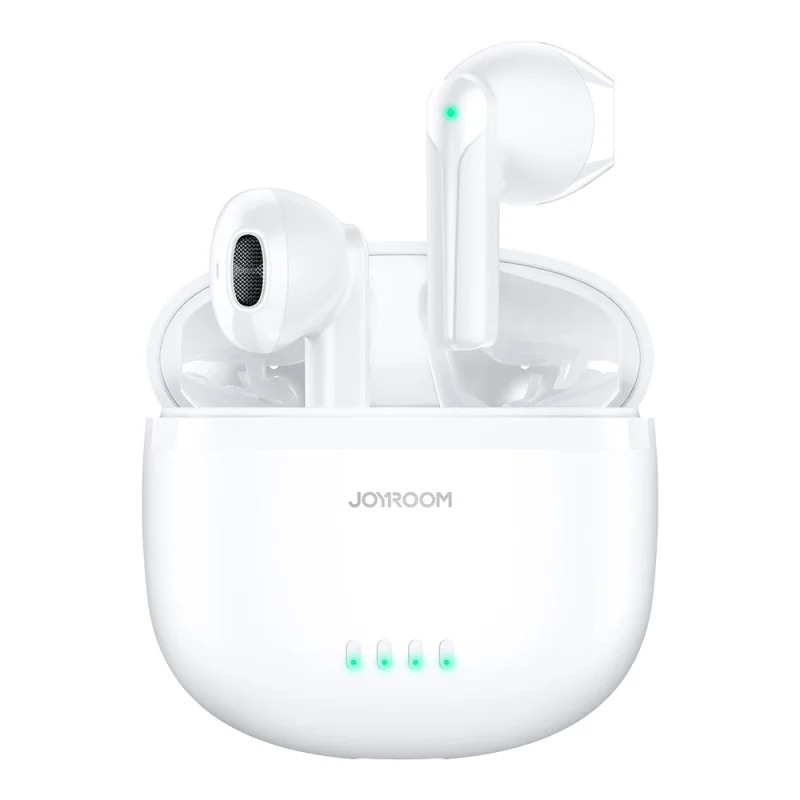 Joyroom słuchawki TWS bezprzewodowe ENC wodoodporne IPX4 Bluetooth 5.3 biały (JR-TL11)