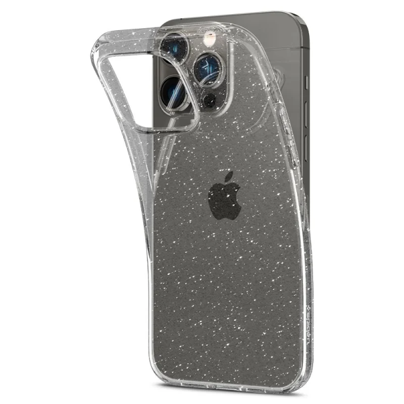 Etui Spigen Liquid Crystal na iPhone 14 Pro Max - przezroczysto-brokatowe - obrazek 6