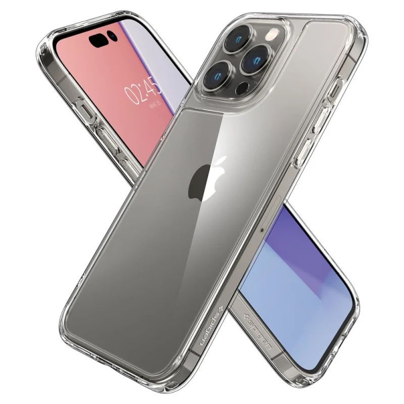 Etui Spigen Quartz Hybrid na iPhone 14 Pro Max - przezroczyste - obrazek 7