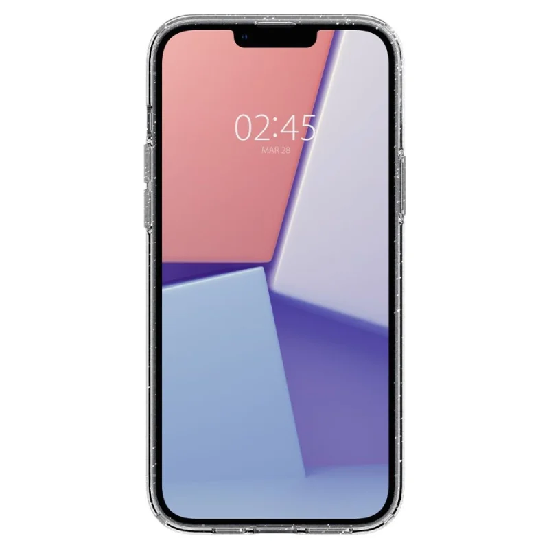 Etui Spigen Liquid Crystal na iPhone 14 - przezroczysto-brokatowe - obrazek 3