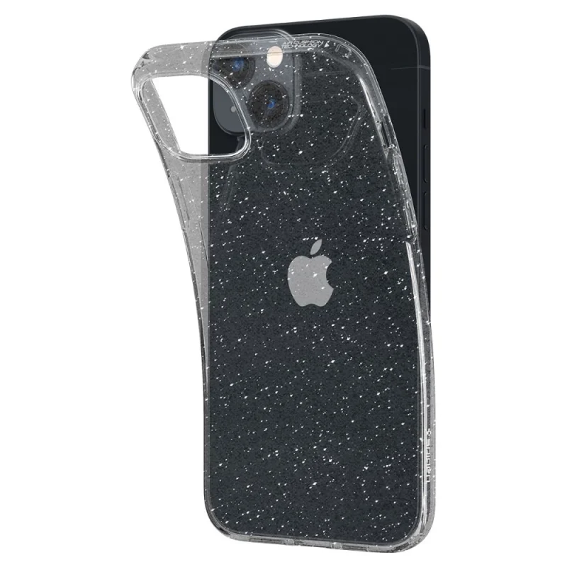 Etui Spigen Liquid Crystal na iPhone 14 - przezroczysto-brokatowe - obrazek 6