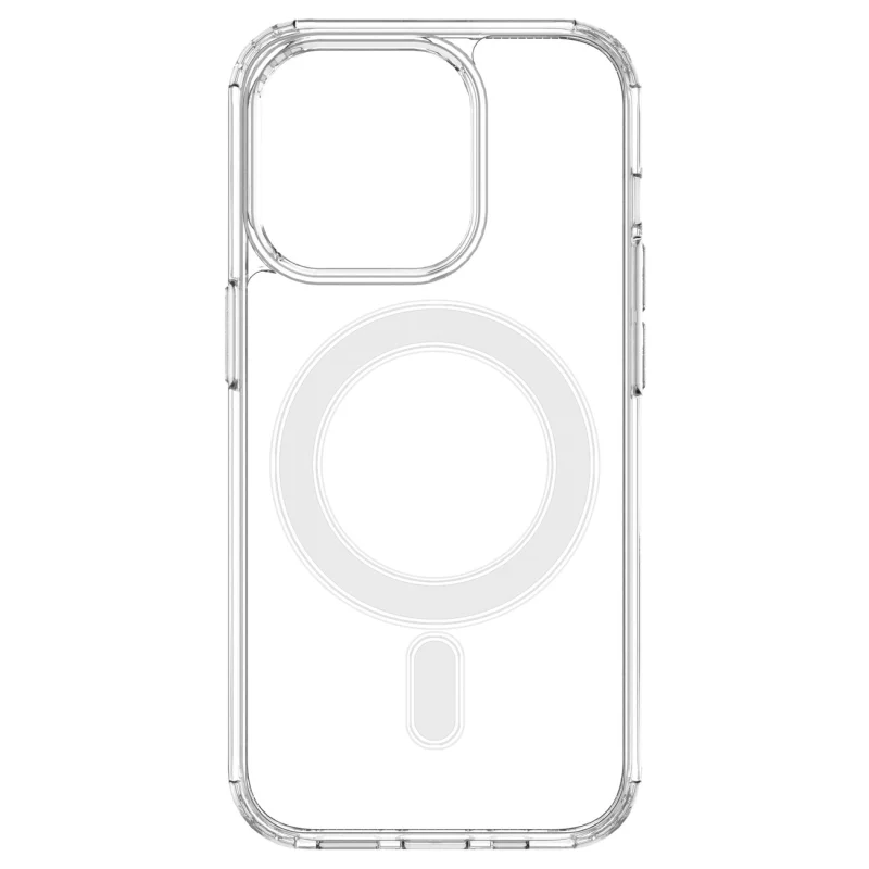 Etui magnetyczne Clear Magnetic Case z MagSafe do iPhone 14 Pro  ze srebrnym ringiem - przezroczyste - obrazek 10