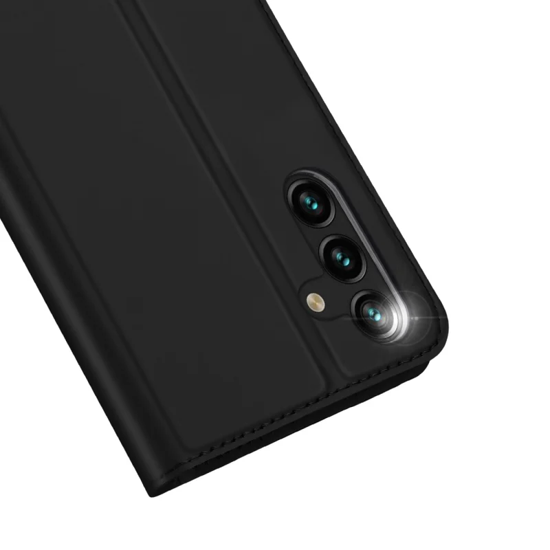 Dux Ducis Skin Pro etui Samsung Galaxy A14 4G / 5G pokrowiec z klapką portfel na kartę podstawka czarne - obrazek 3