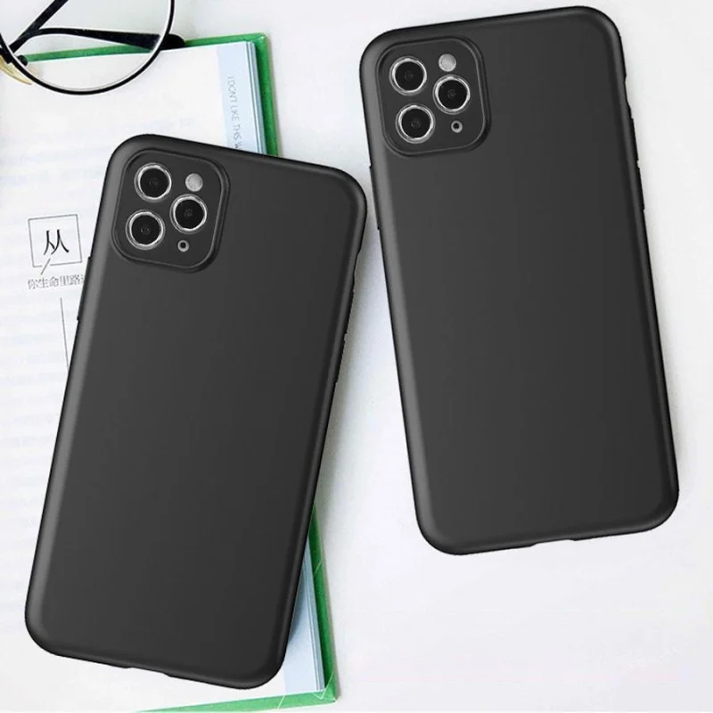 Soft Case etui Huawei Mate 50 Pro cienki silikonowy pokrowiec czarne - obrazek 5