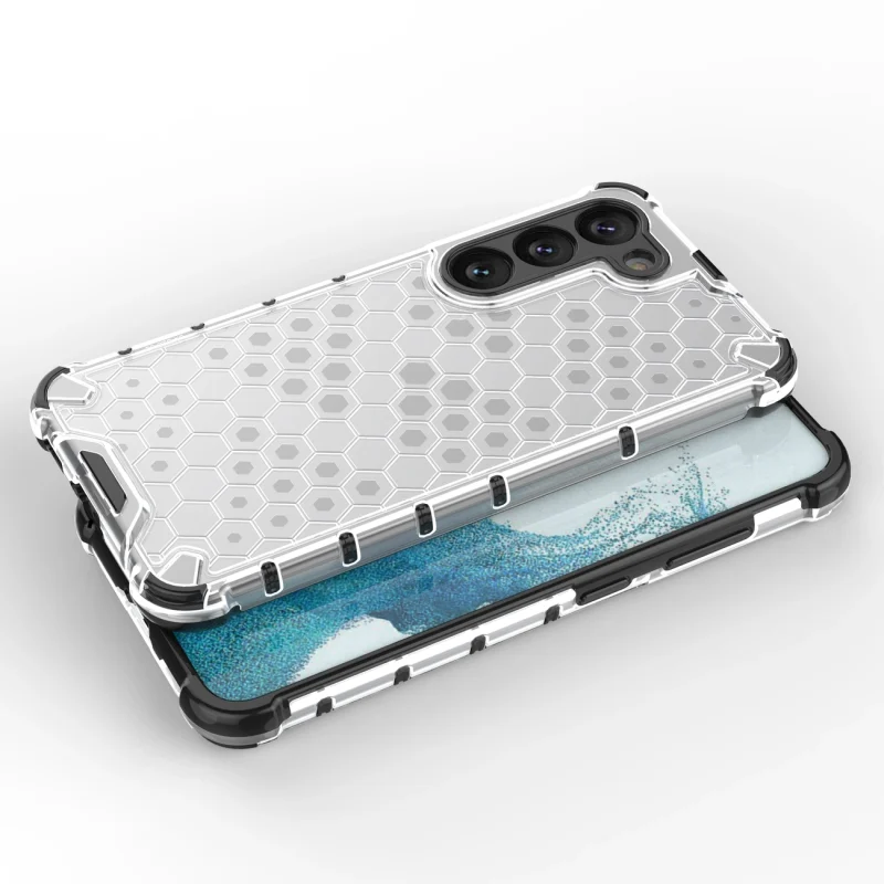 Honeycomb etui do Samsung Galaxy S23 pancerny hybrydowy pokrowiec czarne - obrazek 5