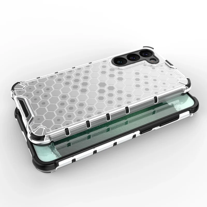 Honeycomb etui do Samsung Galaxy S23+ pancerny hybrydowy pokrowiec czarne - obrazek 6