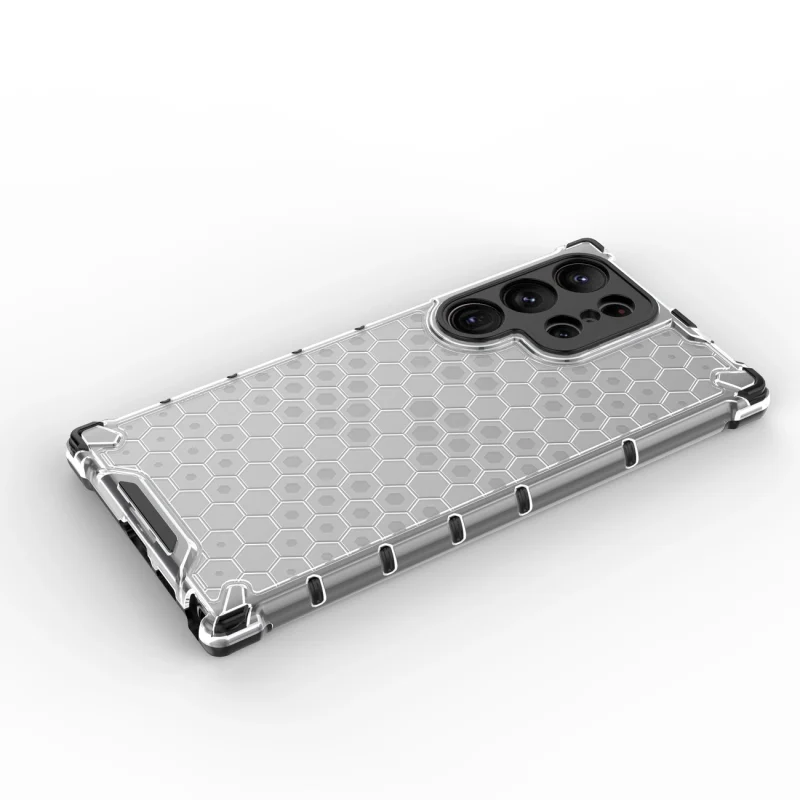 Honeycomb etui do Samsung Galaxy S23 Ultra pancerny hybrydowy pokrowiec czarne - obrazek 11