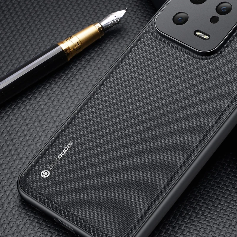 Dux Ducis Fino etui do Xiaomi 12T Pro / Xiaomi 12T pokrowiec z silikonową ramką szare - obrazek 11