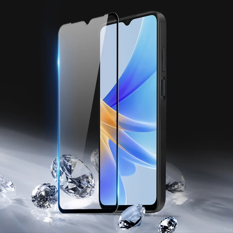 Dux Ducis 9D Tempered Glass szkło hartowane Oppo A17 9H z czarną ramką - obrazek 5