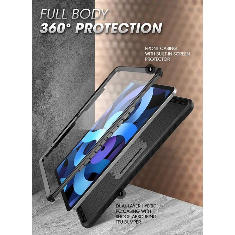 Etui Supcase Unicorn Beetle Pro na iPad 10.9'' 2022 - czarne - obrazek 3