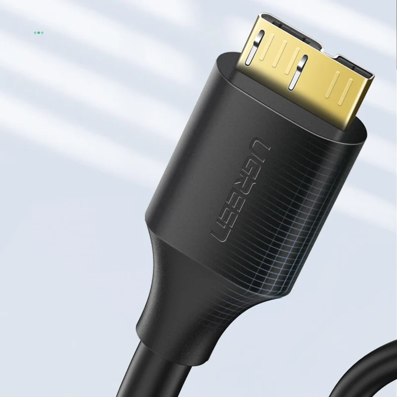 Kabel Ugreen US130 10843 USB-A 3.0 - micro USB-B 2m - czarny - obrazek 8