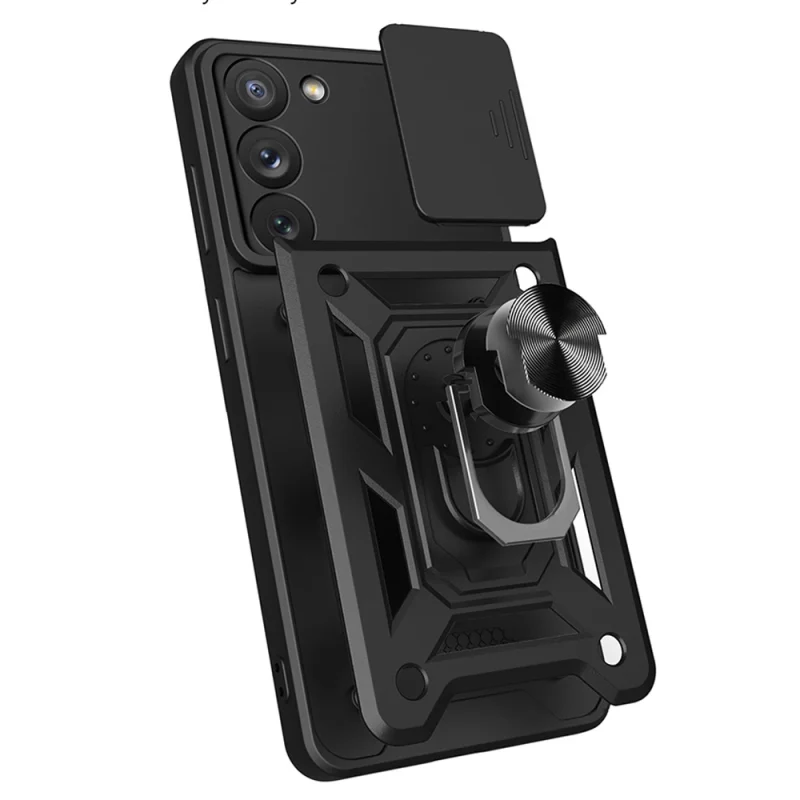 Hybrid Armor Camshield etui do Samsung Galaxy A54 5G pancerny pokrowiec z osłoną na aparat różowe - obrazek 8