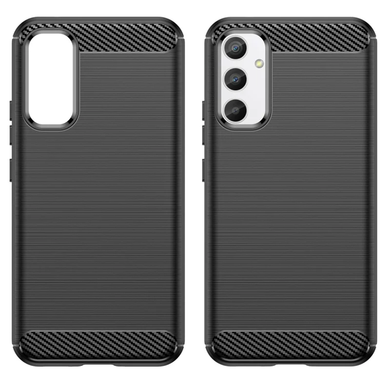 Carbon Case etui do Samsung Galaxy A34 5G elastyczny silikonowy karbonowy pokrowiec czarne - obrazek 8