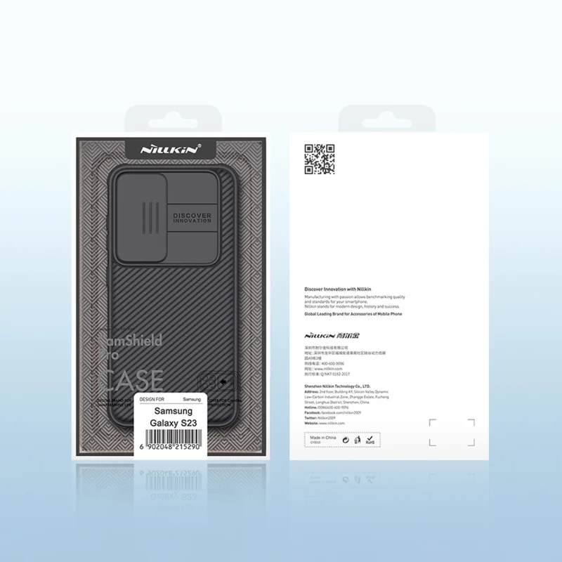 Nillkin CamShield Pro Case etui Samsung Galaxy S23 pokrowiec z osłoną na aparat czarne - obrazek 5