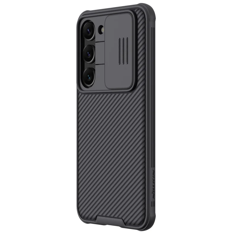 Nillkin CamShield Pro Case etui Samsung Galaxy S23 pokrowiec z osłoną na aparat czarne - obrazek 3