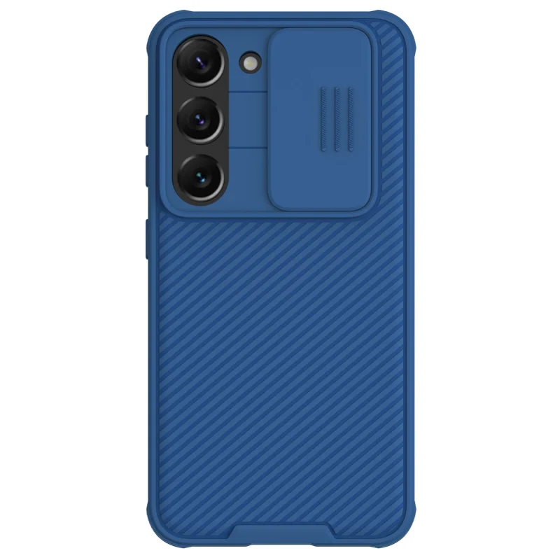 Nillkin CamShield Pro Case etui Samsung Galaxy S23+ pokrowiec z osłoną na aparat niebieskie