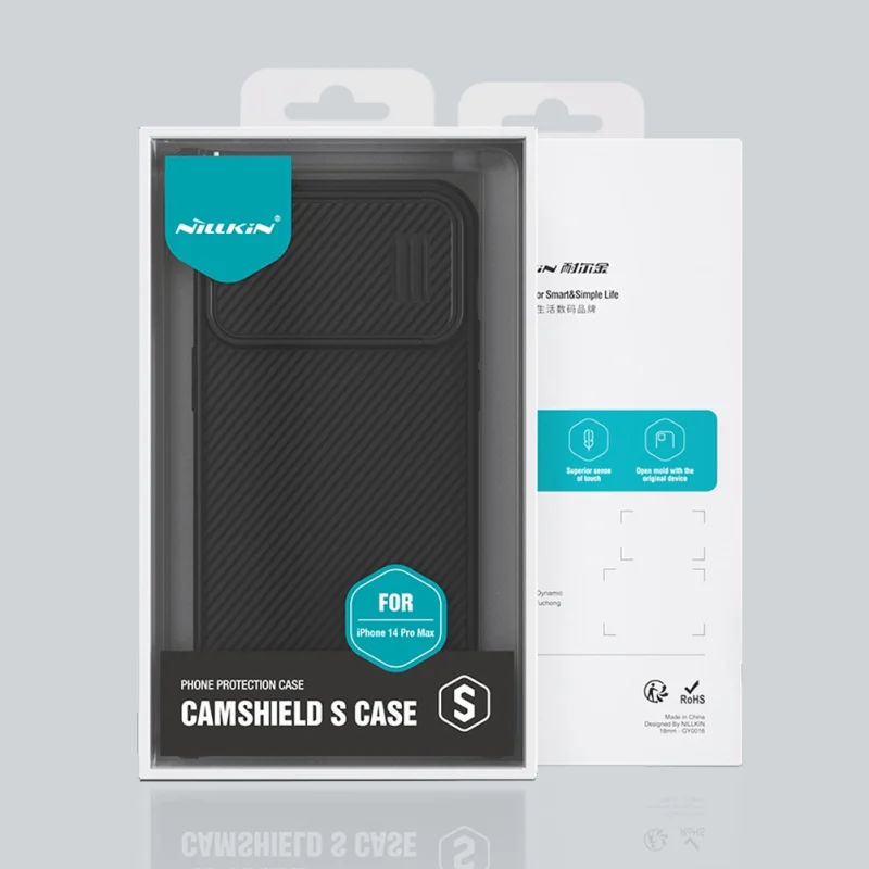 Nillkin CamShield S Case etui iPhone 14 Pro Max pancerny pokrowiec osłona na aparat zielone - obrazek 5