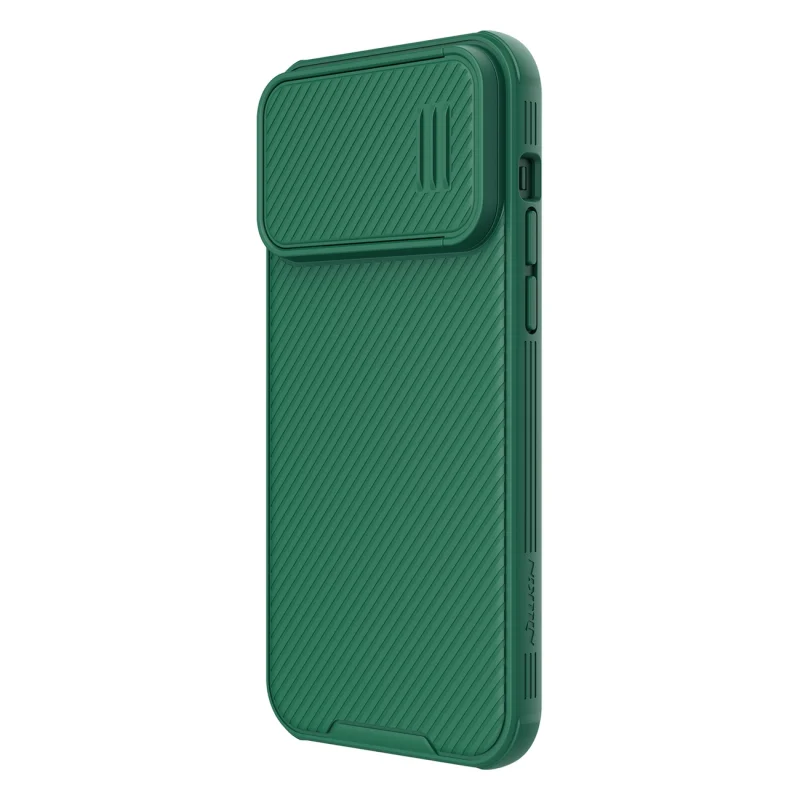 Nillkin CamShield S Case etui iPhone 14 Pro Max pancerny pokrowiec osłona na aparat zielone - obrazek 3