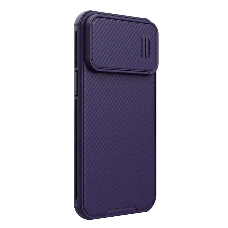 Nillkin CamShield S Case etui iPhone 14 Pro Max pancerny pokrowiec osłona na aparat fioletowe - obrazek 2