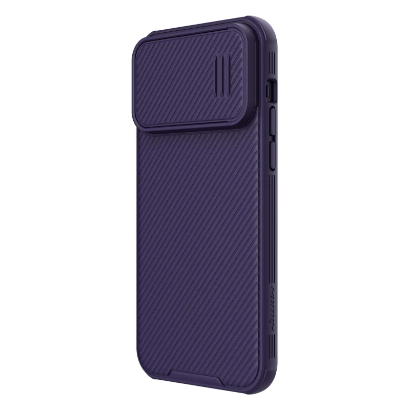 Nillkin CamShield S Case etui iPhone 14 Pro Max pancerny pokrowiec osłona na aparat fioletowe - obrazek 3